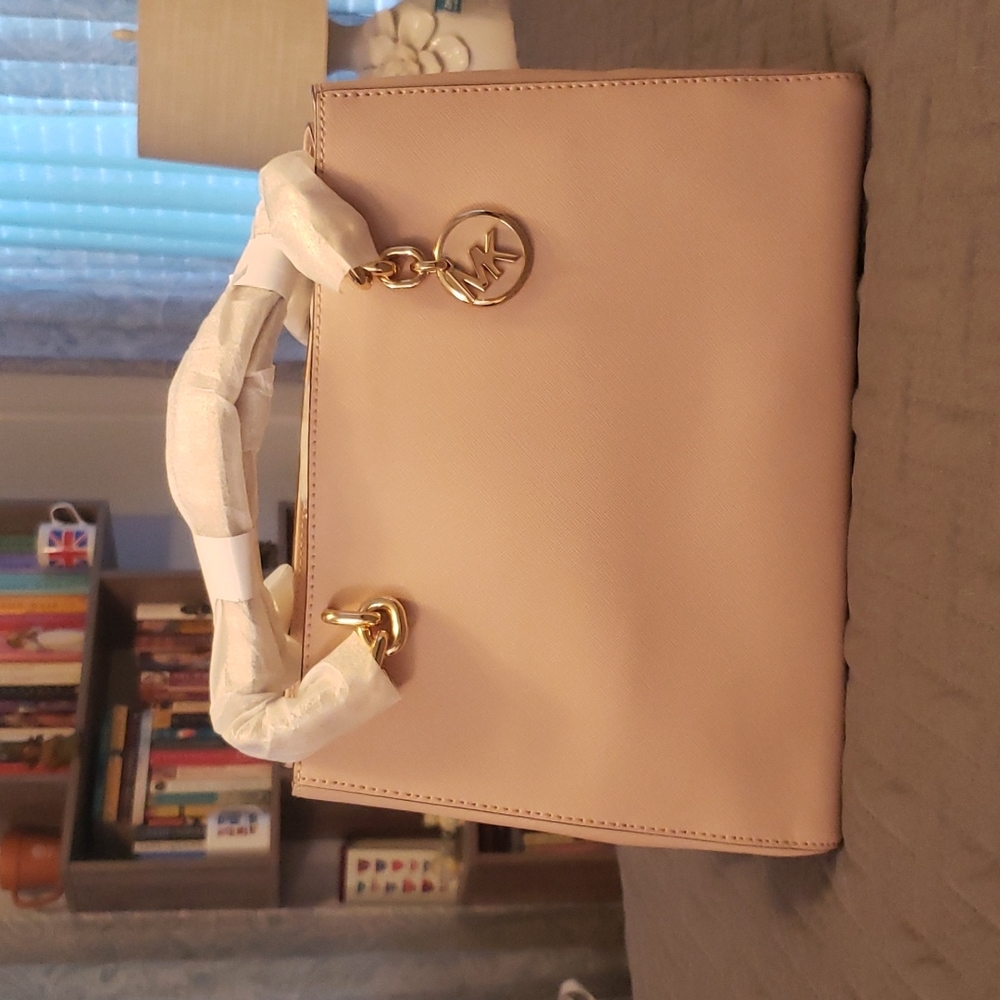 Michael Kors Ballet Pink Saffiano Leather Satchel